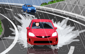 雨の日の運転